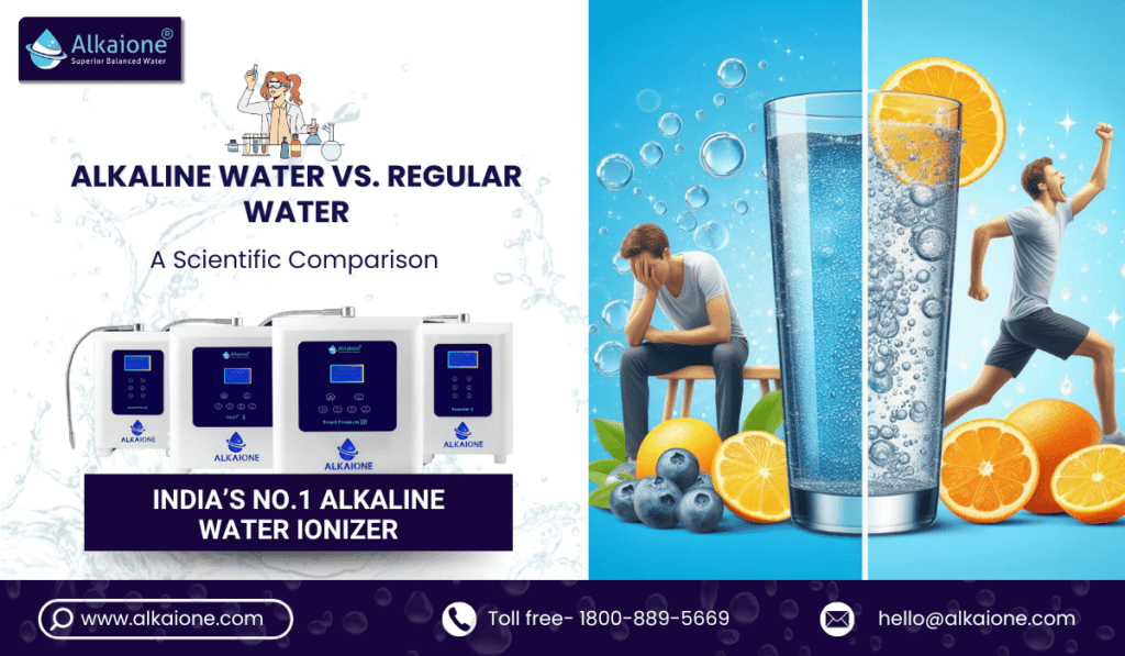 Alkaline Water vs. Regular Water / alkaione / alkaione.com