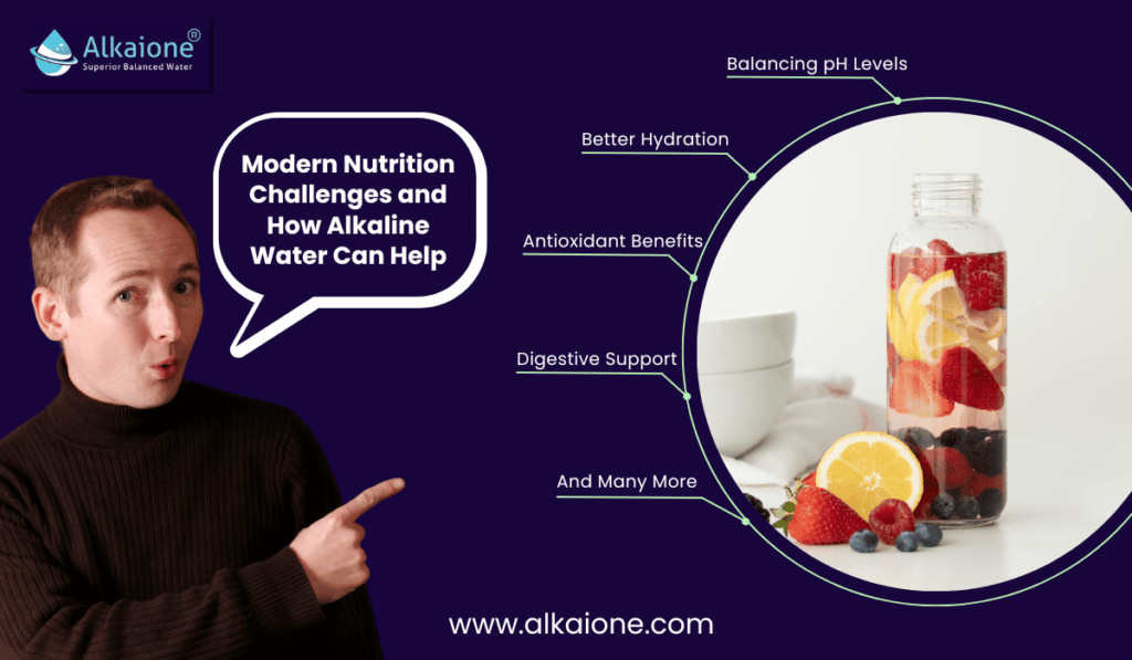 Modern Nutrition Challenges and How Alkaline Water Can Help