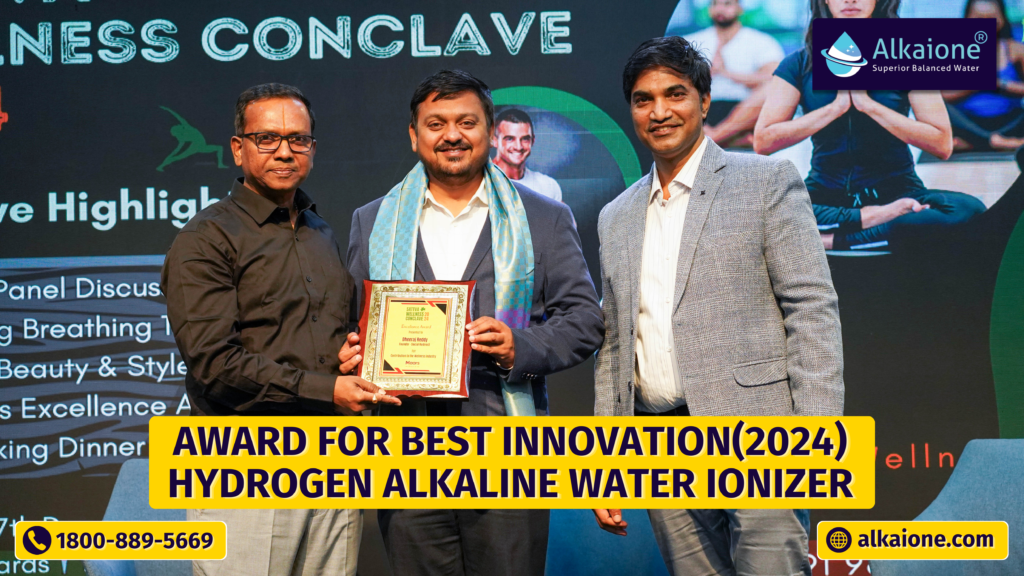 Alkaione's Hydrogen Rich Alkaline Water Ionizer Wins Best Innovation Award 2024